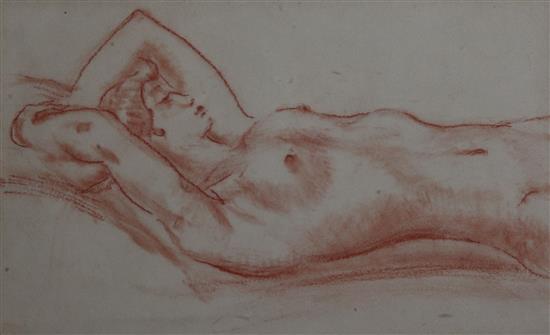 Charles Wheeler (1892-1974) Studies of infants and of a reclining woman largest 11.5 x 11in.